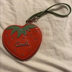 Coach Strawberry Change Purse